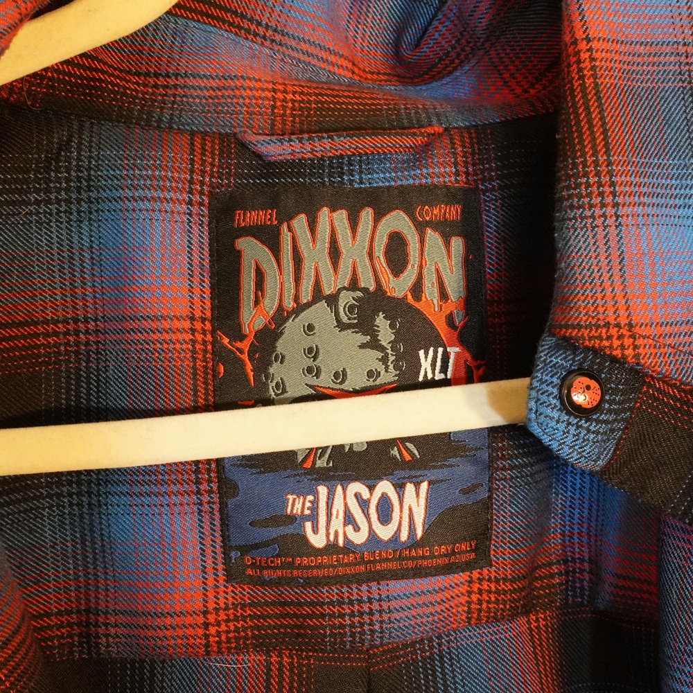 DIXXON Jason Plaid Shirt XLT Long Sleeve Button Up Flannel Men’s Size XLT